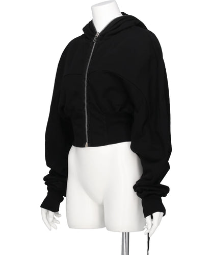 COLLAGE GIMP HOODIE- BLACK