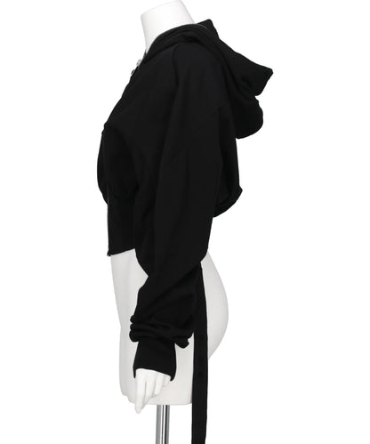 COLLAGE GIMP HOODIE- BLACK