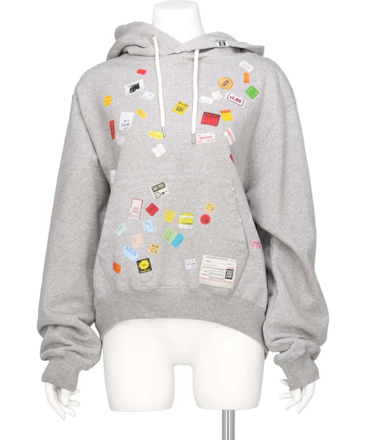 Maison MIHARA YASUHIRO(メゾンミハラヤスヒロ) PRICE STICKER HOODIE