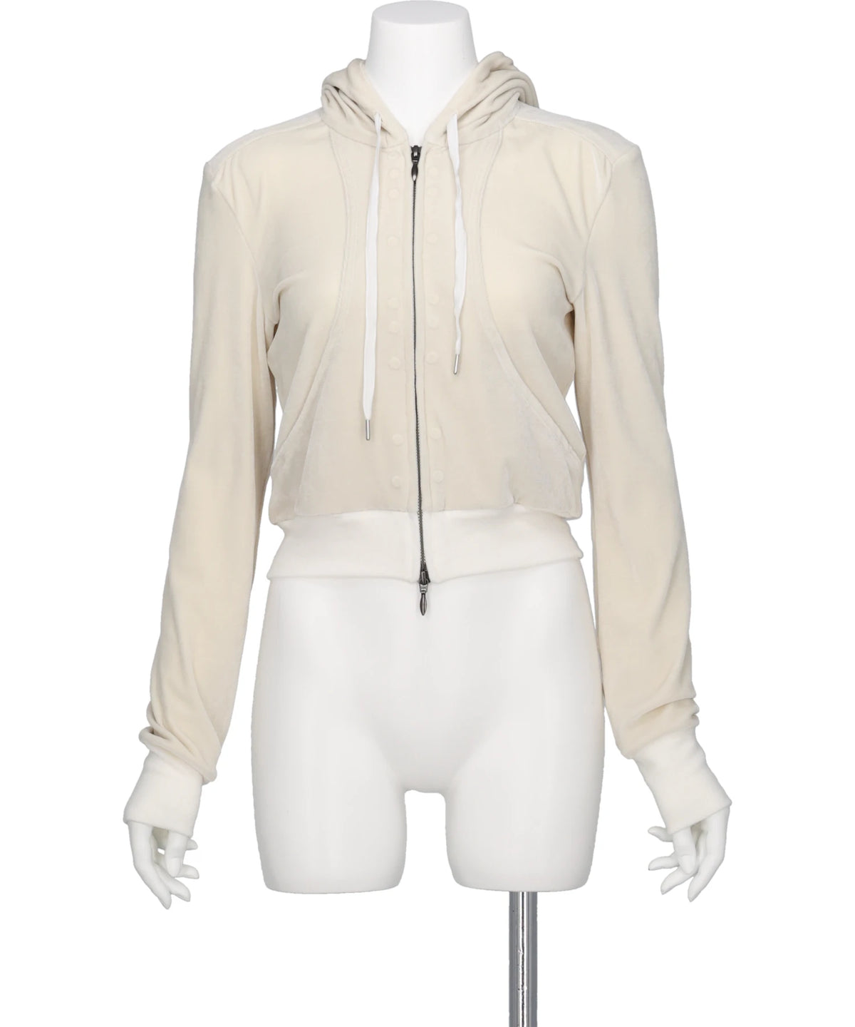 mukcyen（ムッシャン）SOFT VELOUR HOODIE