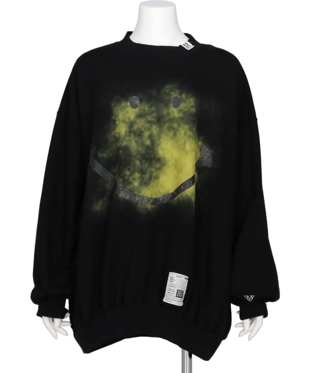 SMILY FACE PRINTED PULLOVER