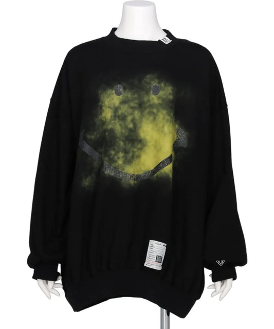 SMILY FACE PRINTED PULLOVER