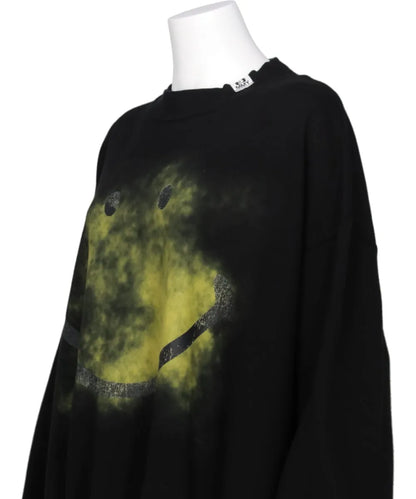 SMILY FACE PRINTED PULLOVER