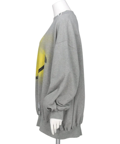 SMILY FACE PRINTED PULLOVER