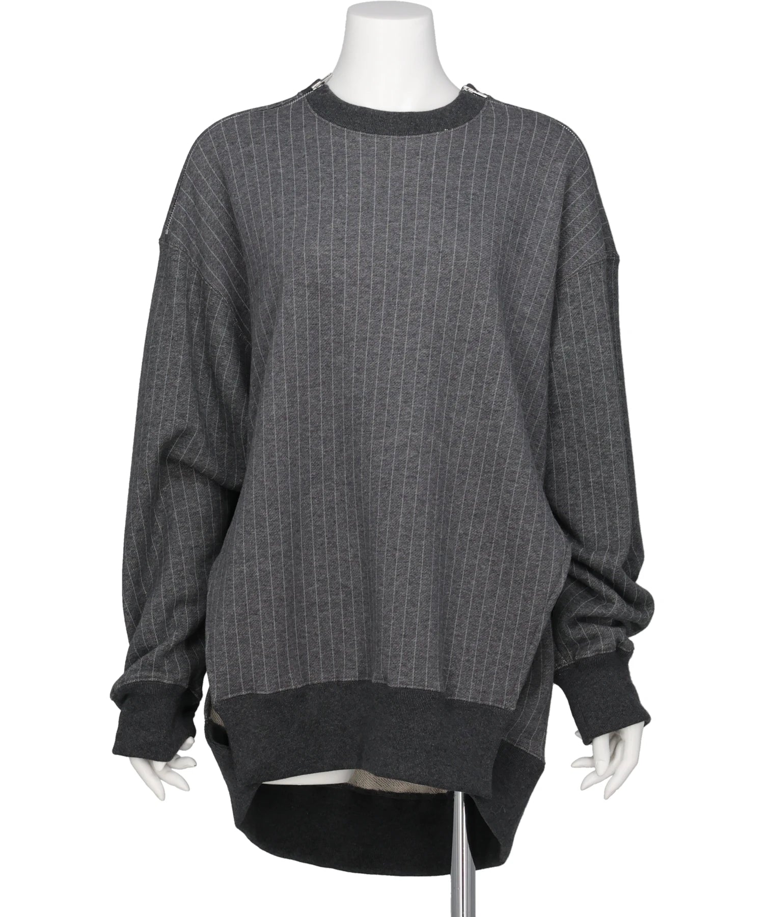 POOLDE（プールデ）SINATRA STRIPE SWEAT TOP