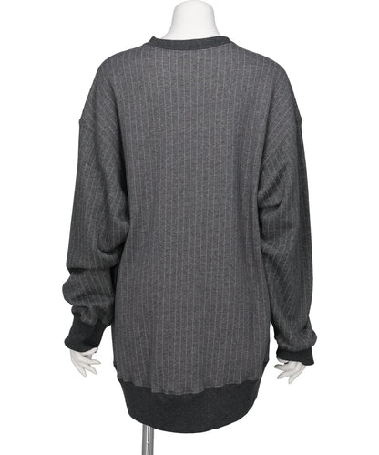 SINATRA STRIPE SWEAT TOP