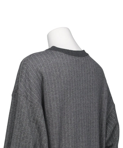 SINATRA STRIPE SWEAT TOP