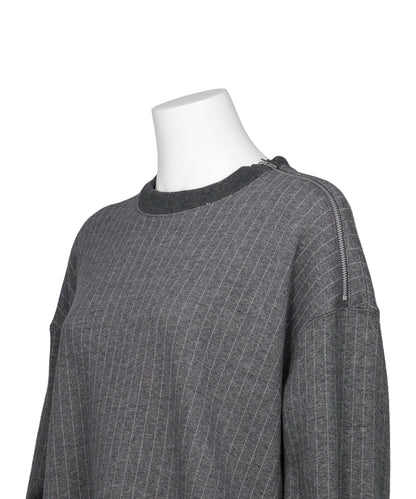 SINATRA STRIPE SWEAT TOP