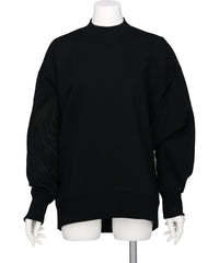 Mame Kurogouchi(マメクロゴウチ) 2026SS FLORAL EMBROIDERY OVERSIZED SWEAT TOP MM26SS-JS084