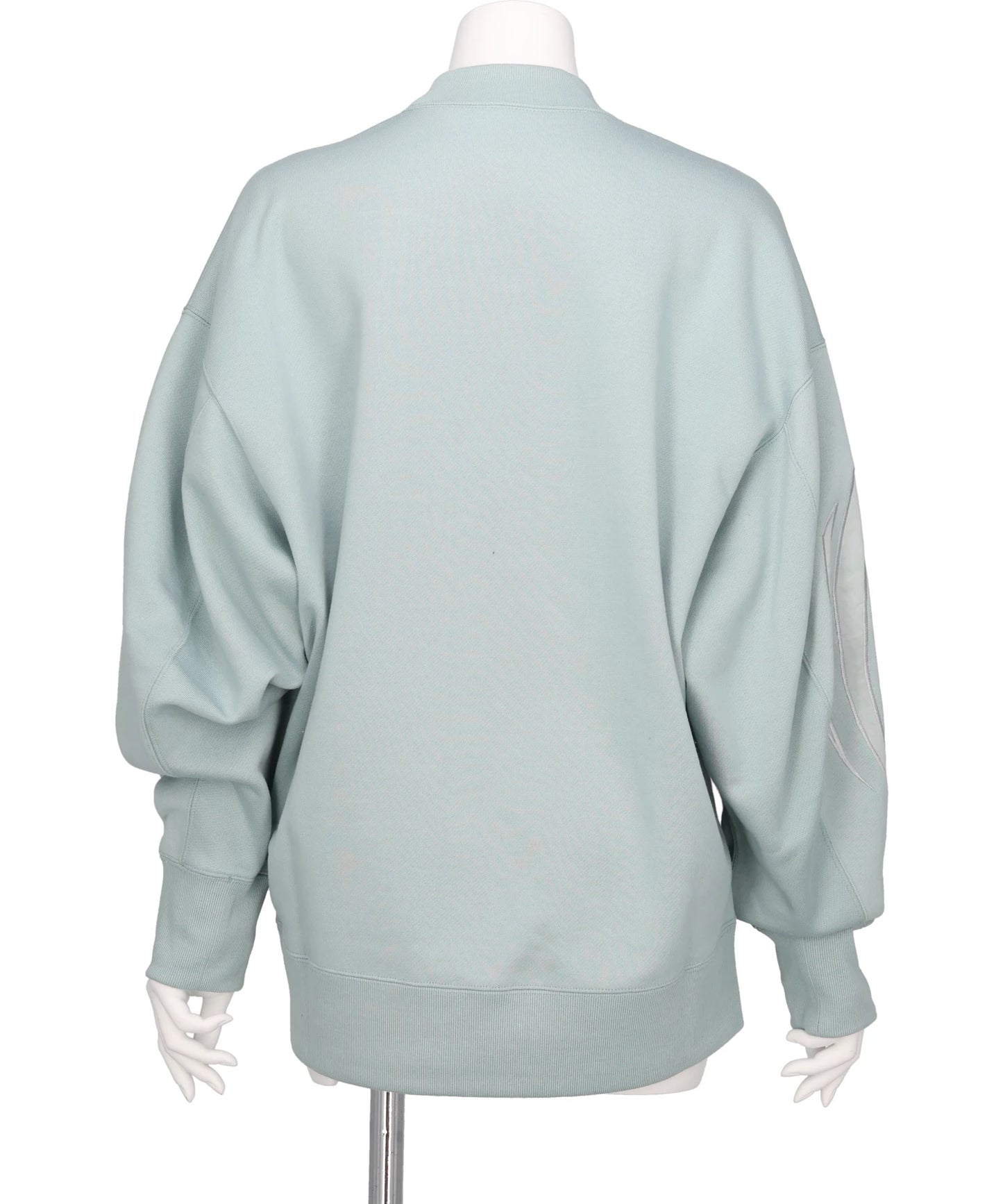 FLORAL EMBROIDERY OVERSIZED SWEAT TOP