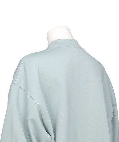 FLORAL EMBROIDERY OVERSIZED SWEAT TOP