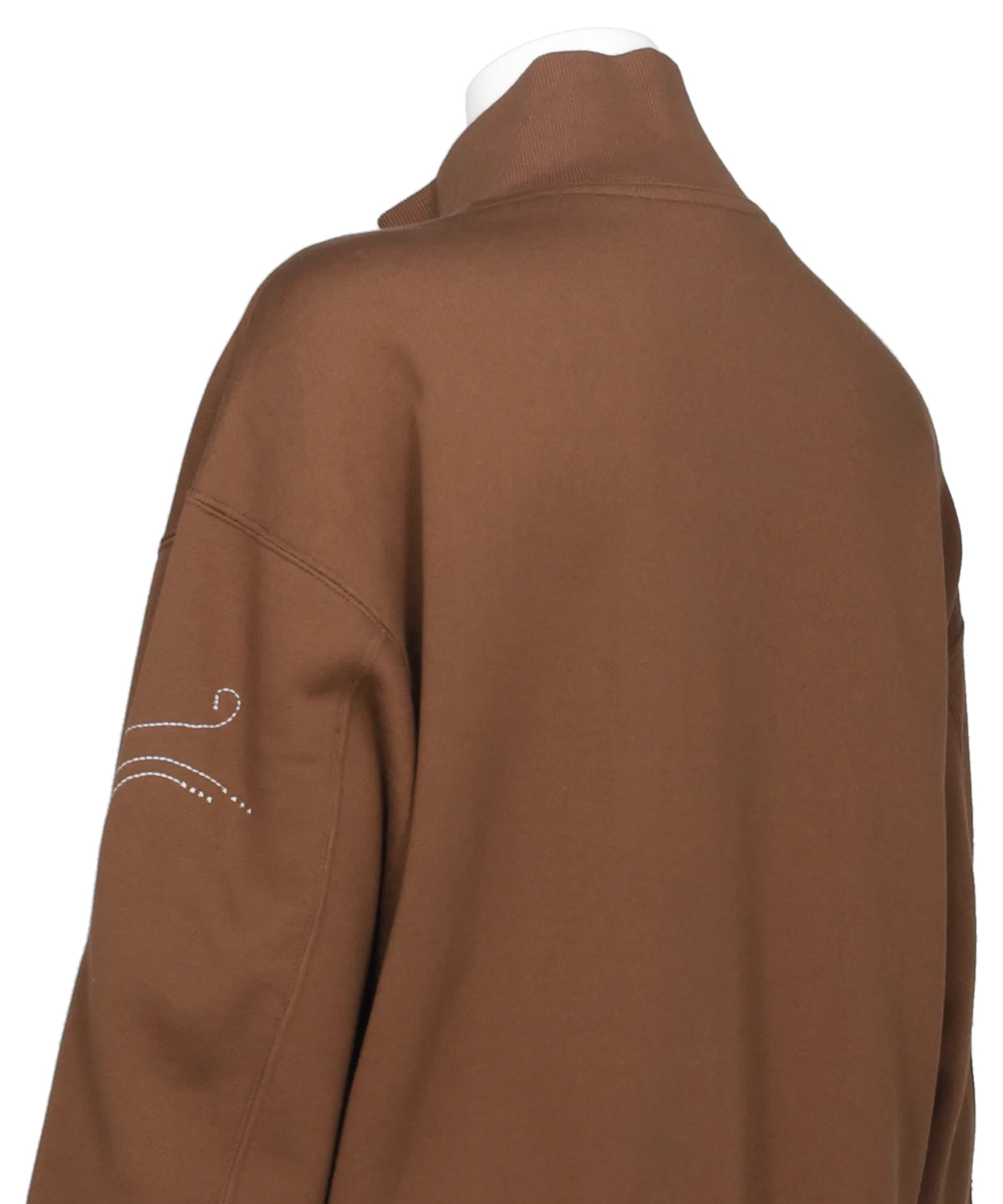 LANDSCAPE EMBROIDERY HALF ZIPPEDSWEATSHIRT