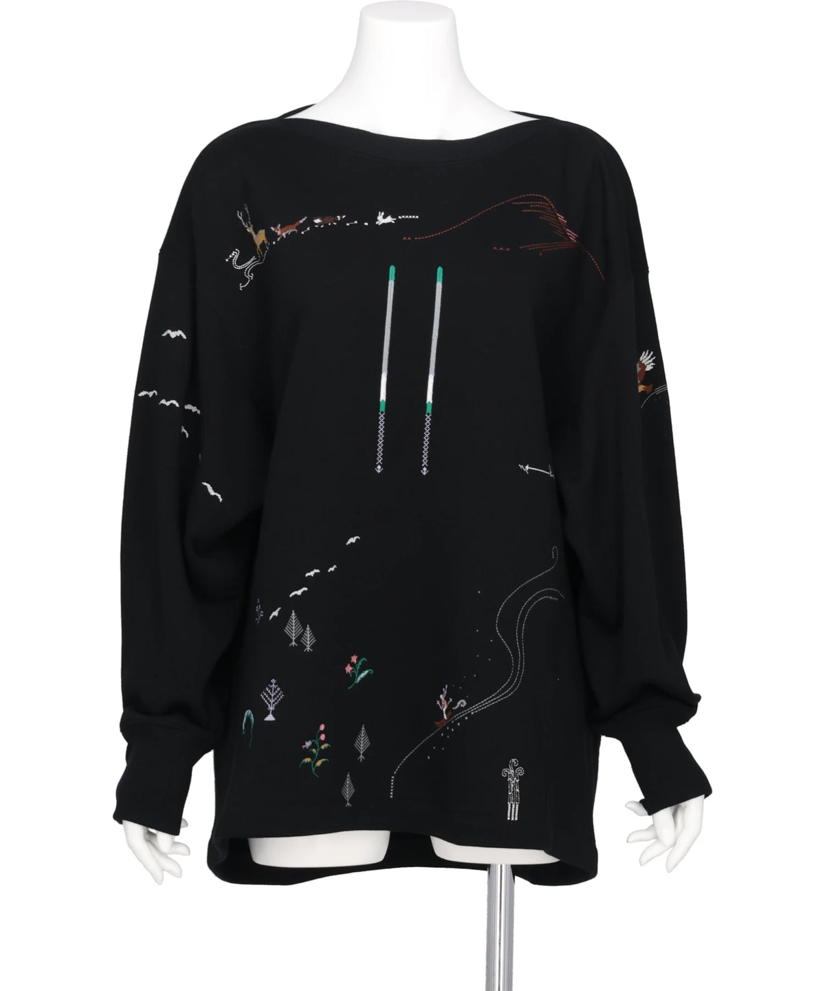 LANDSCAPE EMBROIDERY SWEATSHIRT