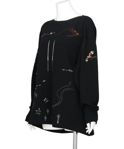 LANDSCAPE EMBROIDERY SWEATSHIRT