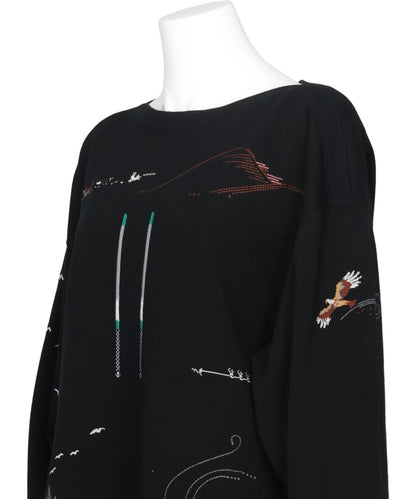 LANDSCAPE EMBROIDERY SWEATSHIRT