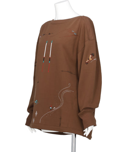 LANDSCAPE EMBROIDERY SWEATSHIRT