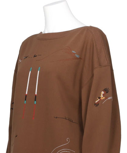 LANDSCAPE EMBROIDERY SWEATSHIRT