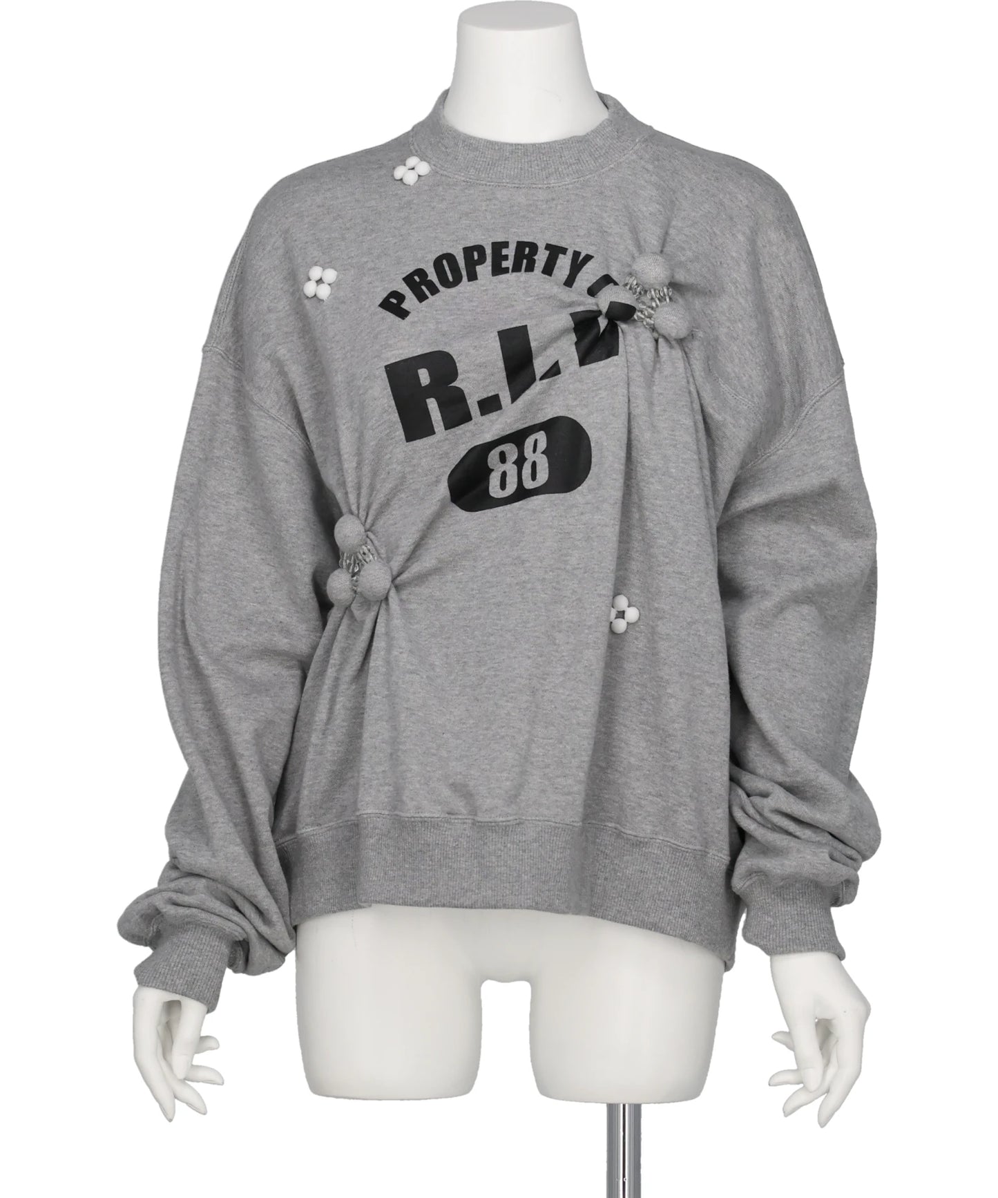RIV NOBUHIKO(リブ ノブヒコ) HUGO DRAPE SWEATSHIRT