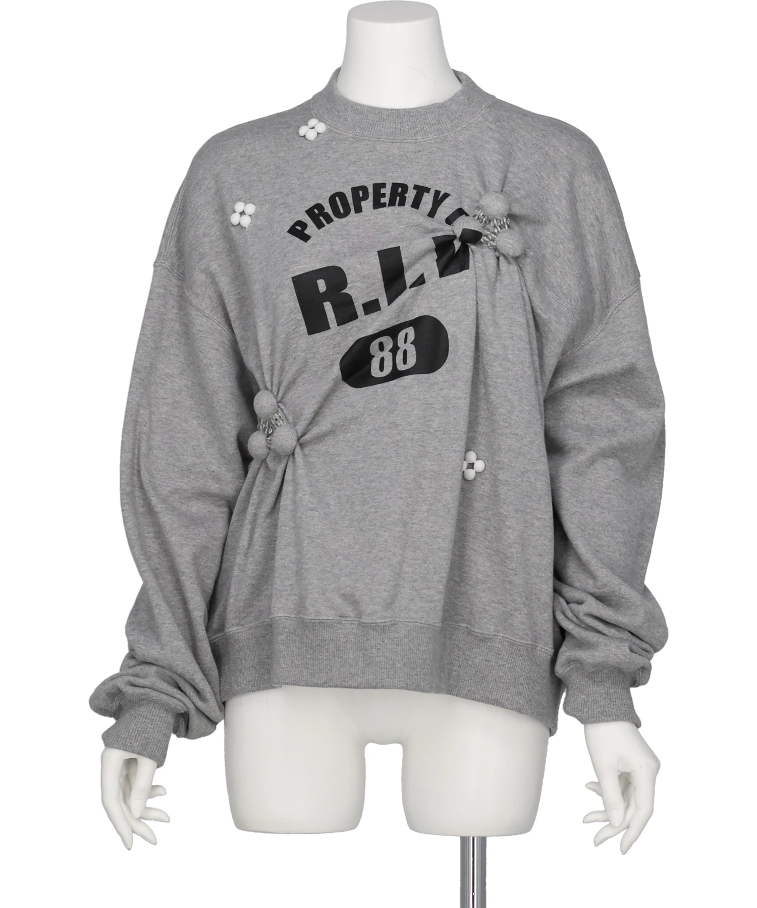 RIV NOBUHIKO(リブ ノブヒコ) HUGO DRAPE SWEATSHIRT