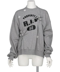 RIV NOBUHIKO(リブ ノブヒコ) HUGO DRAPE SWEATSHIRT