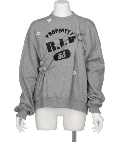 RIV NOBUHIKO(リブ ノブヒコ) HUGO DRAPE SWEATSHIRT