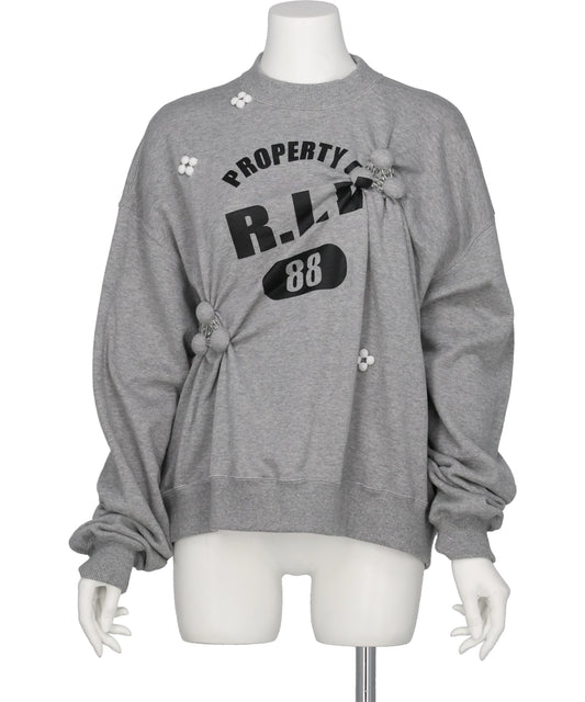 RIV NOBUHIKO(リブ ノブヒコ) HUGO DRAPE SWEATSHIRT