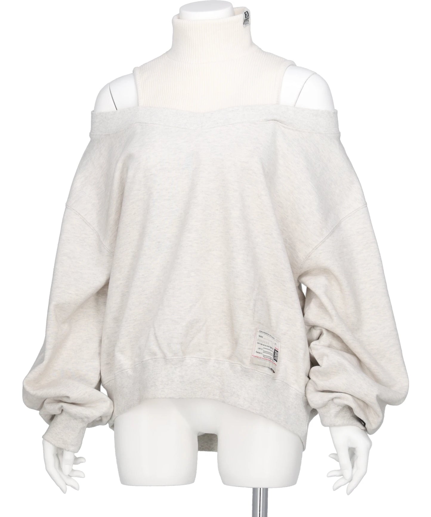 Maison MIHARA YASUHIRO(メゾンミハラヤスヒロ) 2026AW LAYERED PULLOVER B17PO562