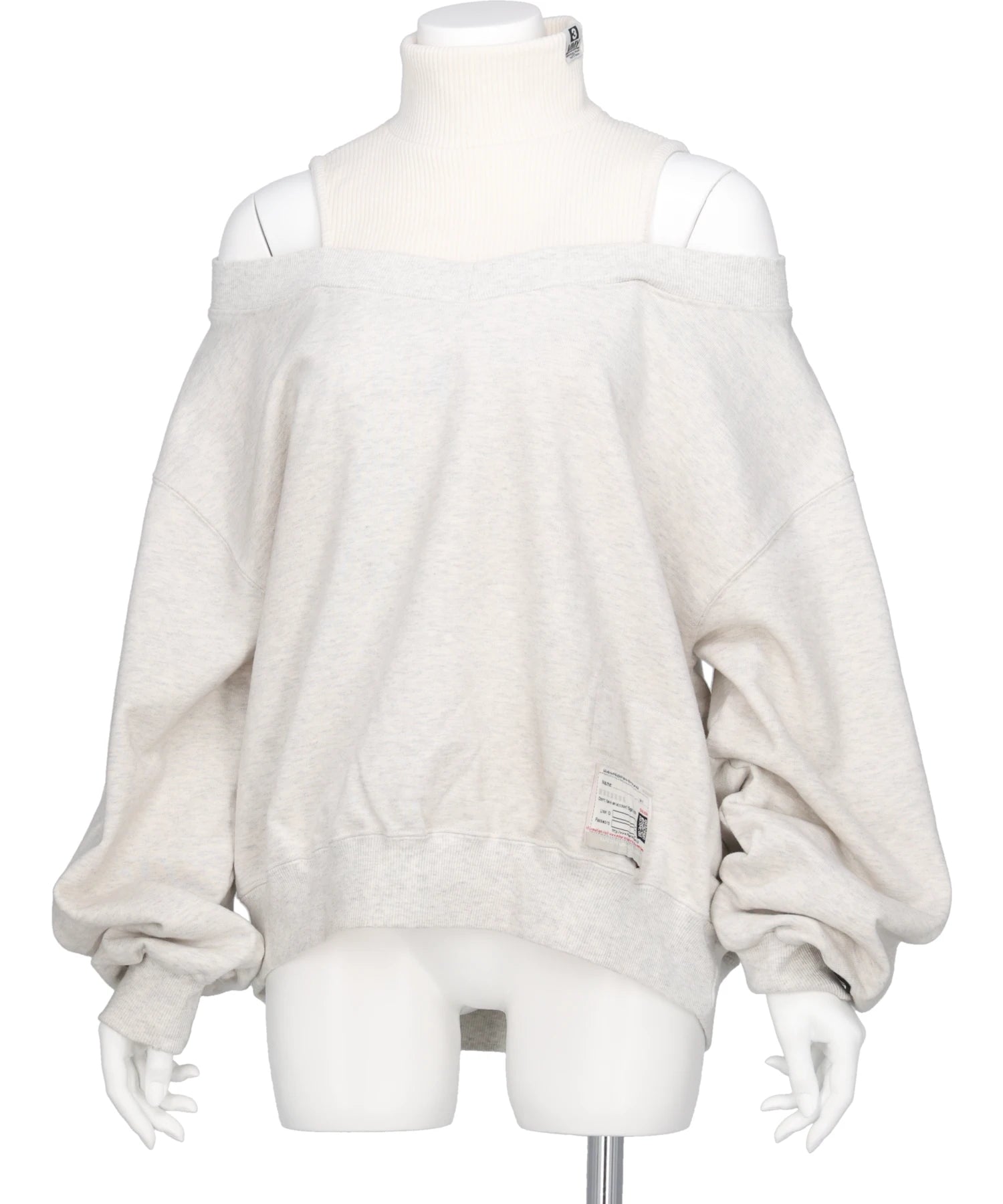 Maison MIHARA YASUHIRO(メゾンミハラヤスヒロ) 2026AW LAYERED PULLOVER B17PO562