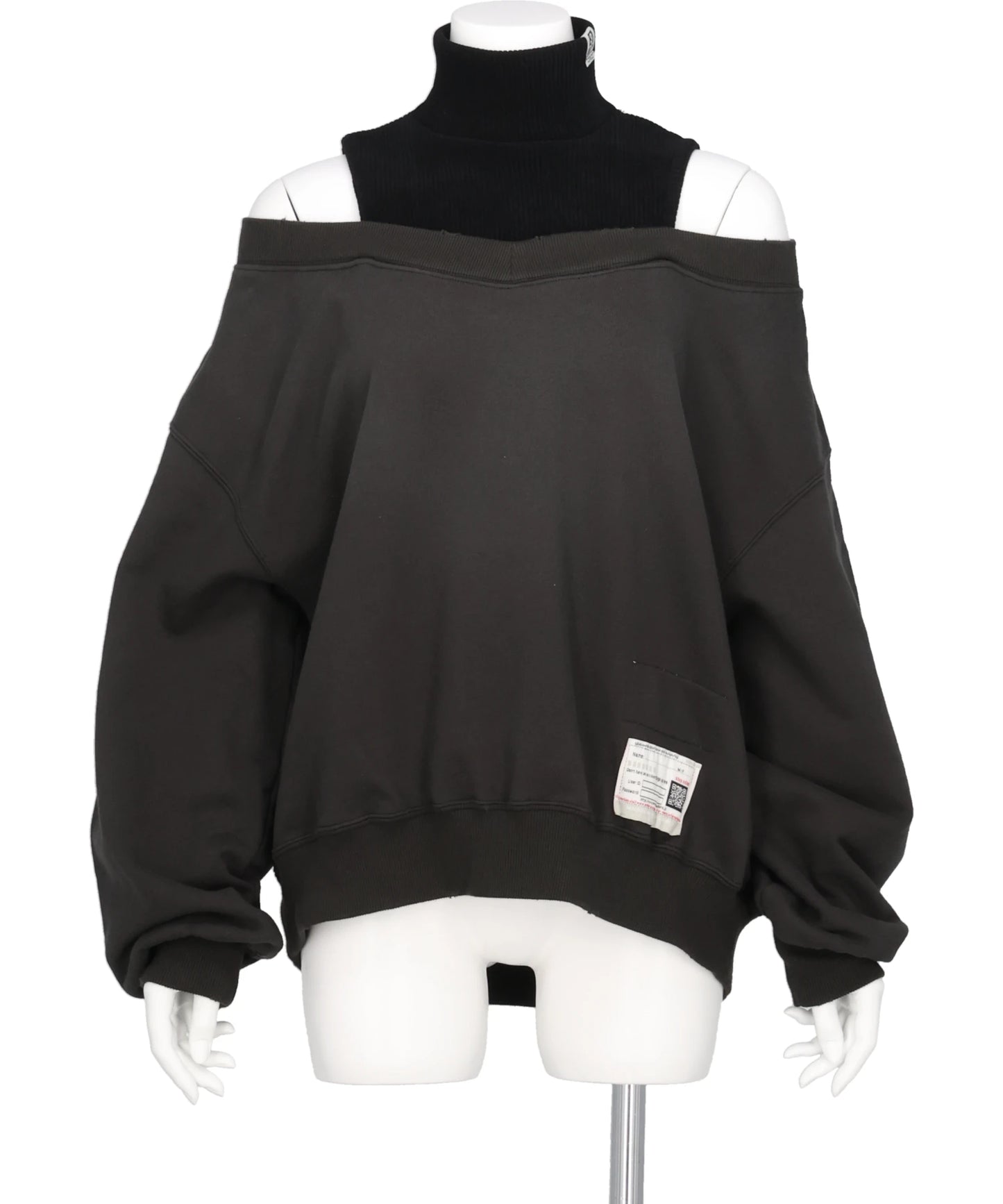 Maison MIHARA YASUHIRO(メゾンミハラヤスヒロ) 2026AW LAYERED PULLOVER B17PO562