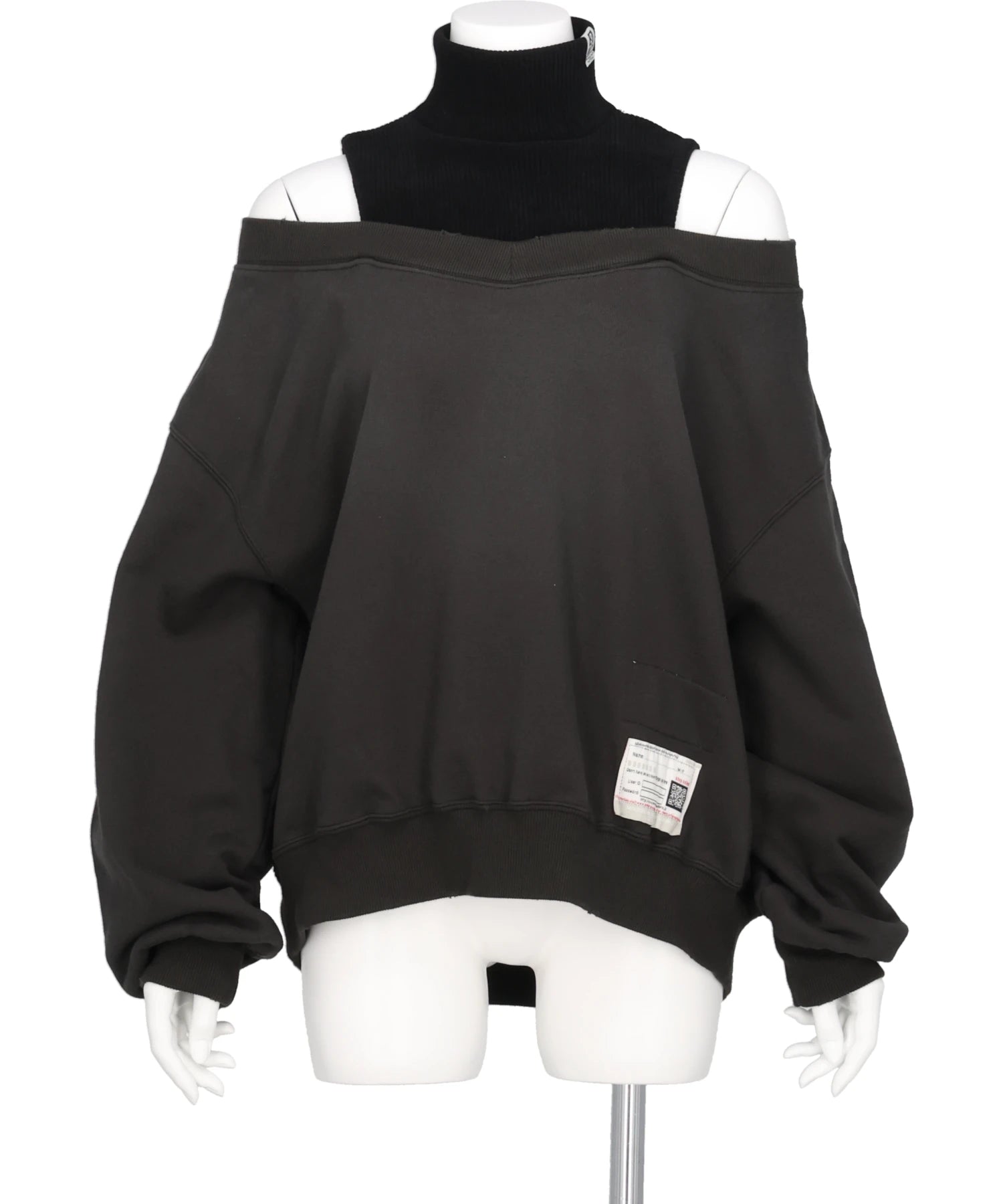 Maison MIHARA YASUHIRO(メゾンミハラヤスヒロ) 2026AW LAYERED PULLOVER B17PO562