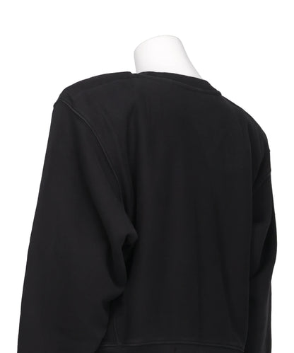 SHOULDER PAD SWEATSHIRT KNIT