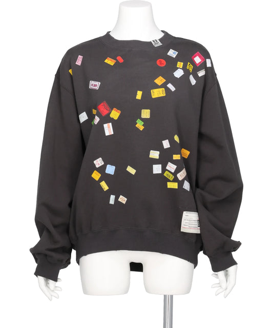 Maison MIHARA YASUHIRO(メゾンミハラヤスヒロ) 2026AW PRICE STICKER PULLOVER　B17PO722