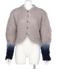 FUR KNITTED CARDIGAN