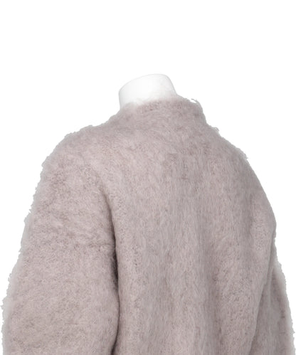 FUR KNITTED CARDIGAN