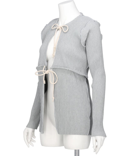 CRISP ROPE CARDIGAN