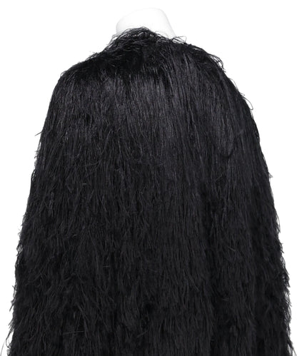 LONG SHAGGY KNIT CARDIGAN