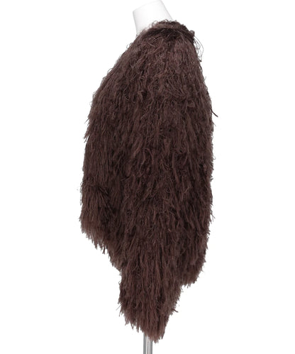 LONG SHAGGY KNIT CARDIGAN