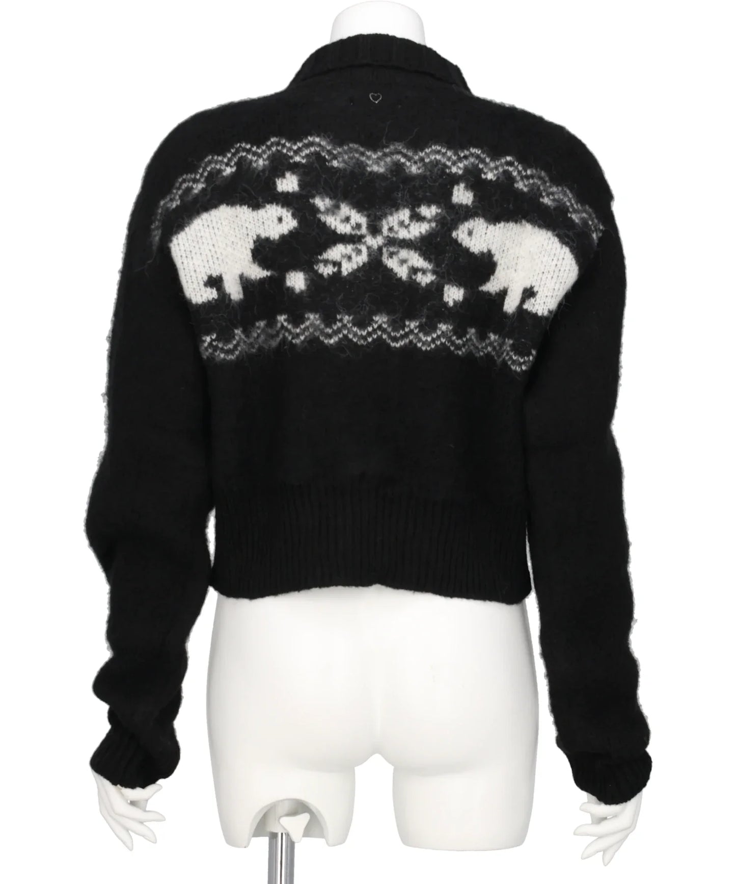 HEART NORDIC SHORT CARDIGAN