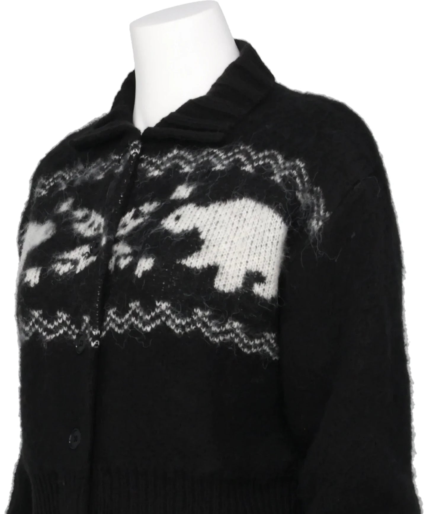 HEART NORDIC SHORT CARDIGAN