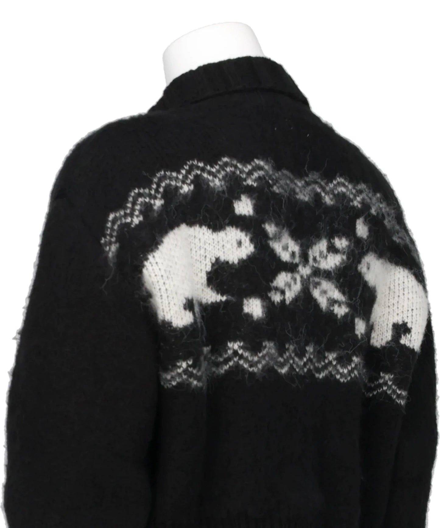 HEART NORDIC SHORT CARDIGAN