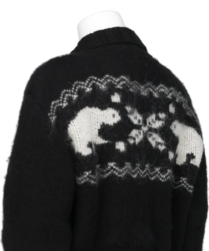 HEART NORDIC SHORT CARDIGAN