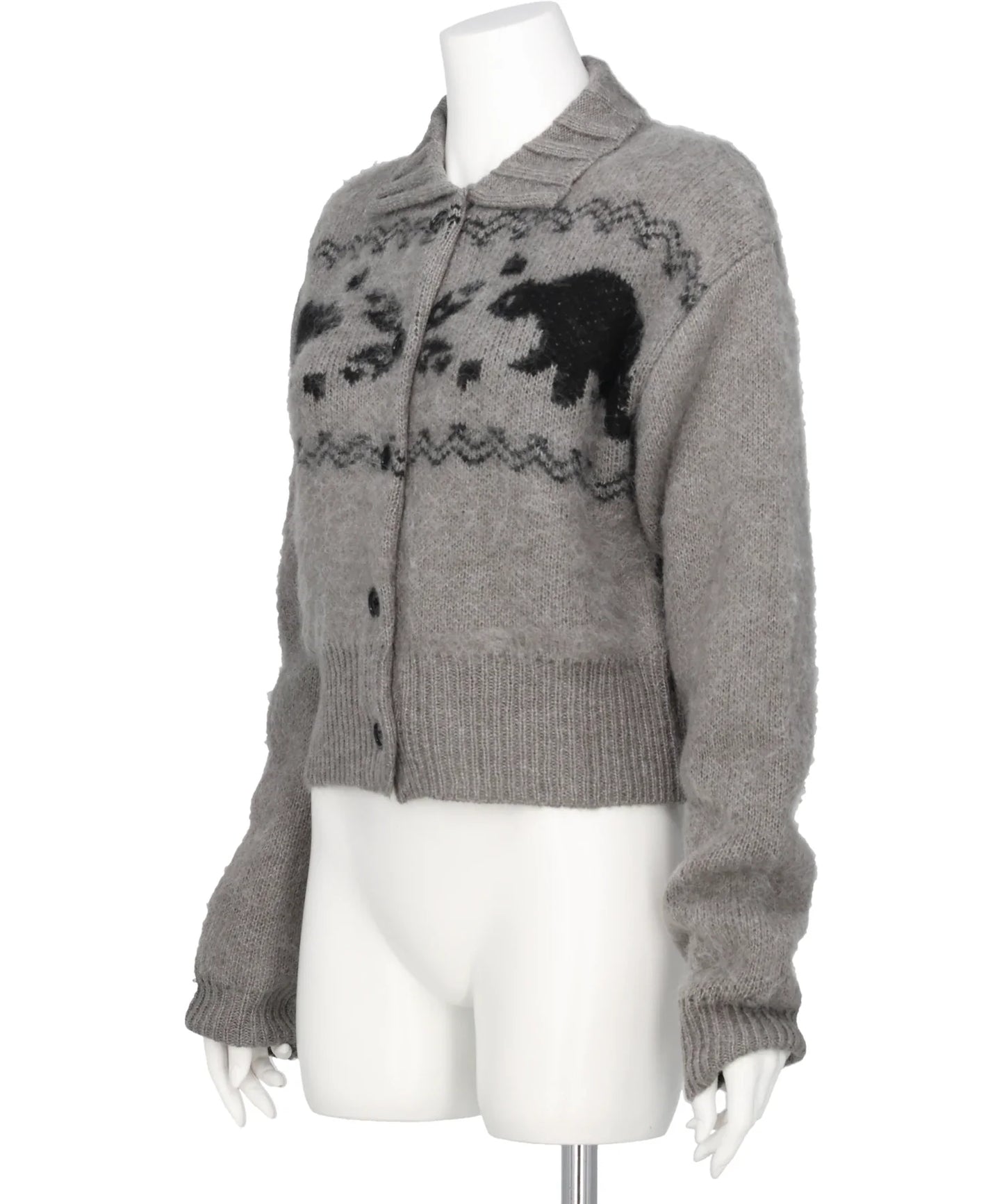 HEART NORDIC SHORT CARDIGAN