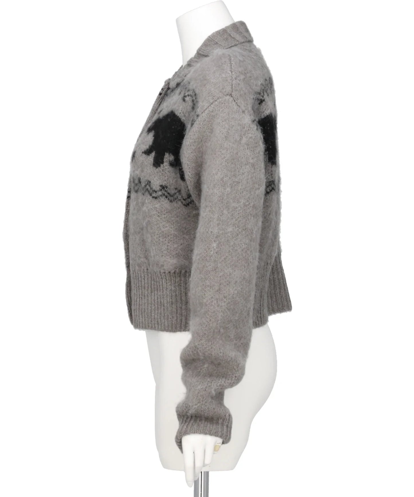 HEART NORDIC SHORT CARDIGAN