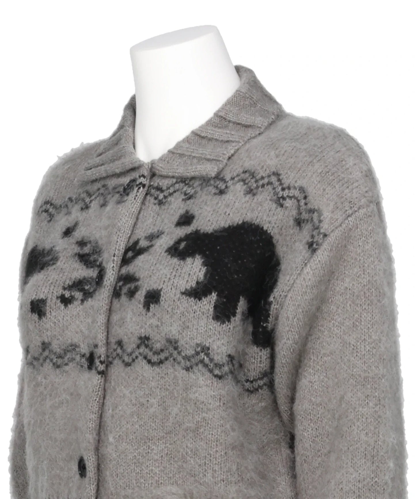 HEART NORDIC SHORT CARDIGAN