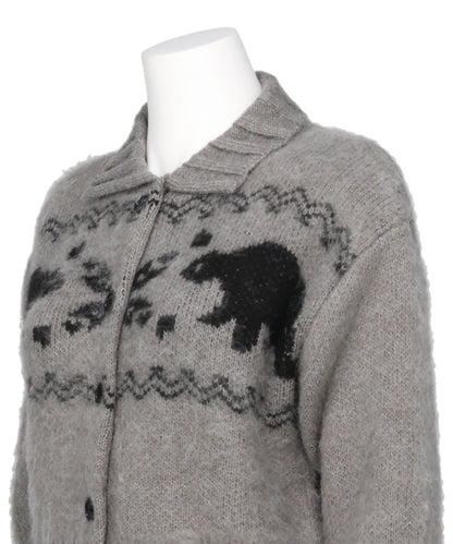 HEART NORDIC SHORT CARDIGAN