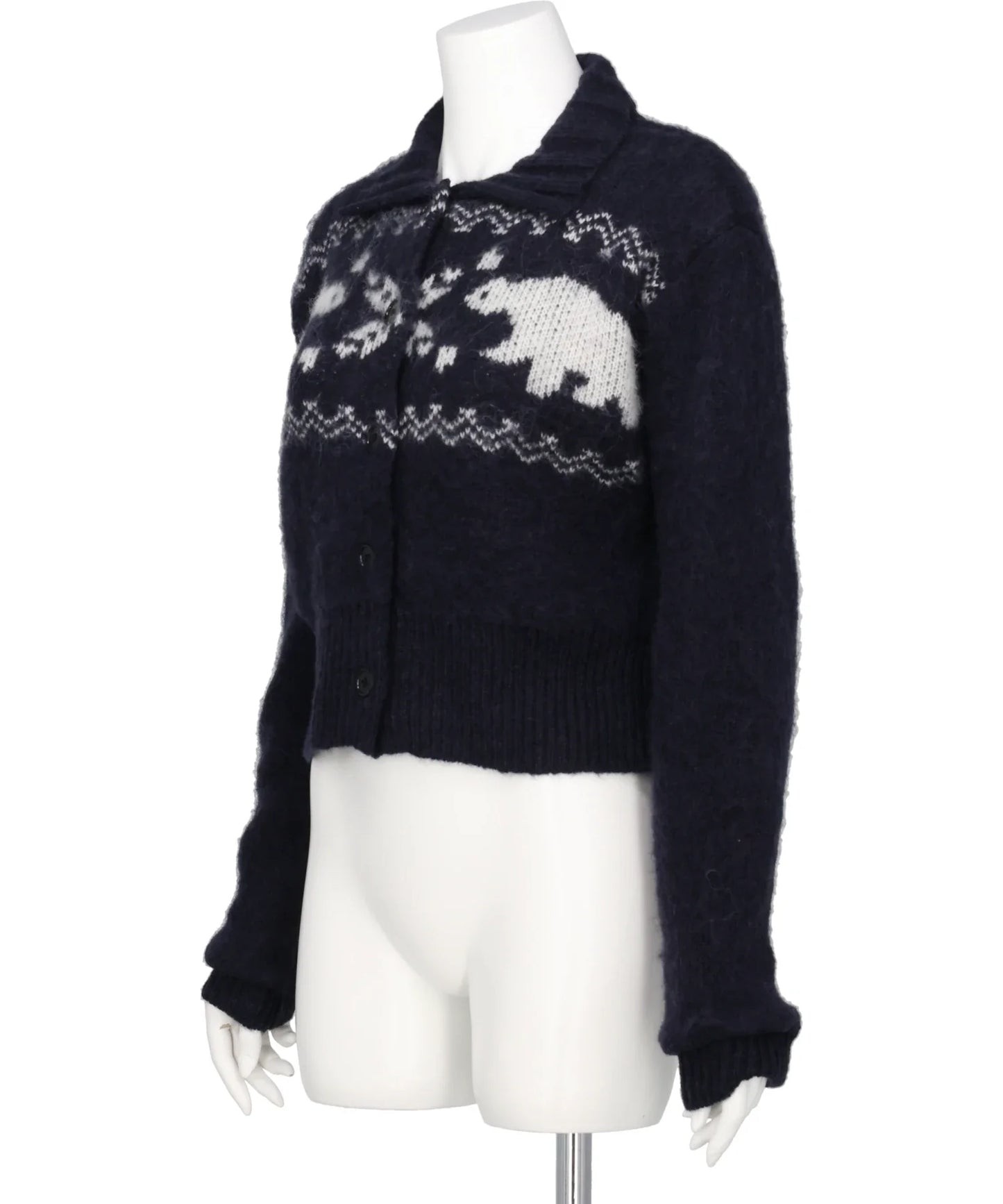 HEART NORDIC SHORT CARDIGAN