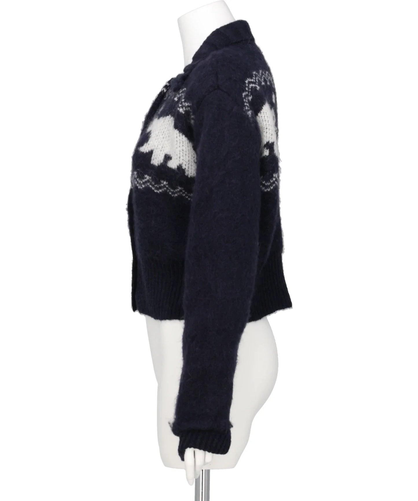 HEART NORDIC SHORT CARDIGAN