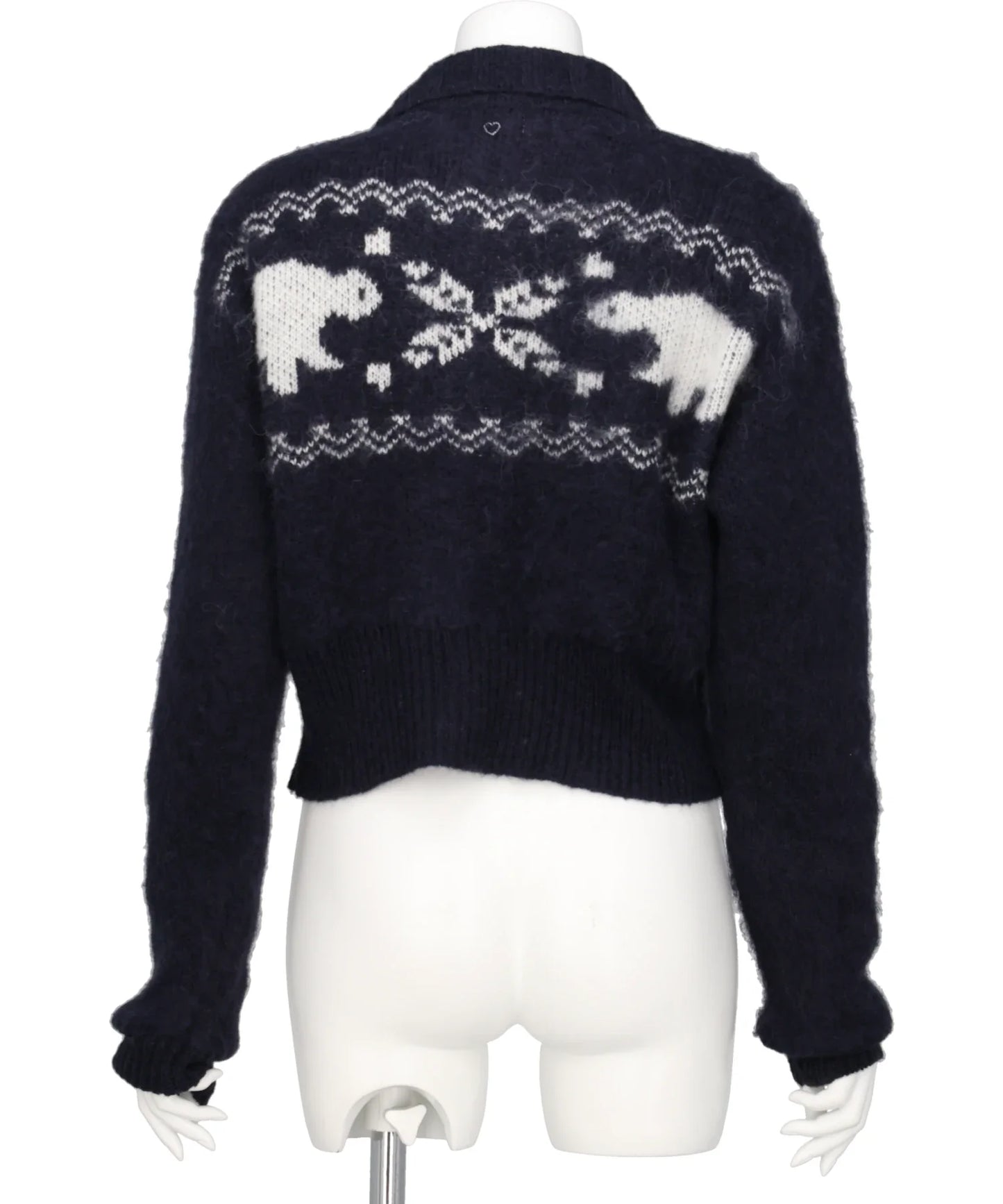 HEART NORDIC SHORT CARDIGAN