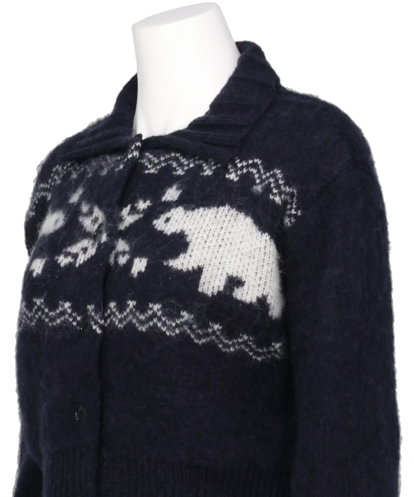 HEART NORDIC SHORT CARDIGAN