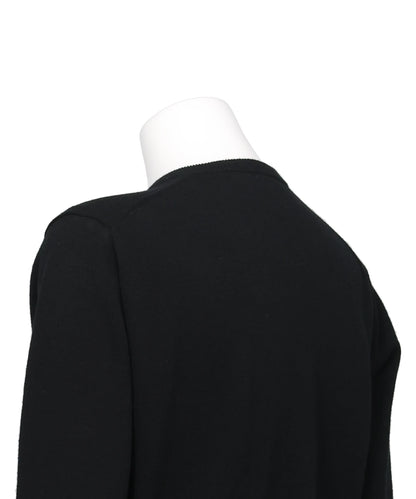 RIBBON TULLE PEARL EMBROIDERY CARDIGAN